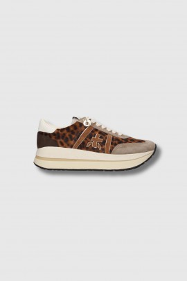 Bethcoin 8701 leopard sneakers