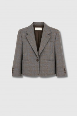 Veste Bamis à carreaux