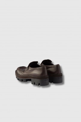 Vintage Brown Basalt Loafers