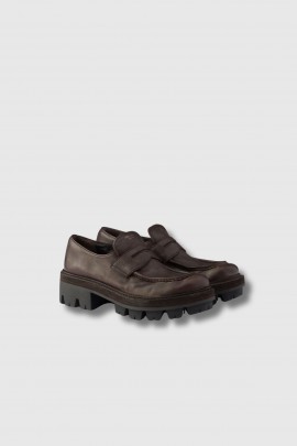 Mocassins Basalt marron vintage