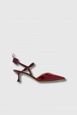 Very Colibri Pumps in Burgundy Eel Leather