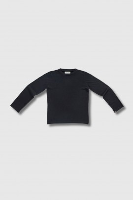 T-shirt cachemire manches longues Jones noir