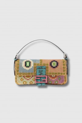 Embroidered Baguette 1997 Re-Edition bag