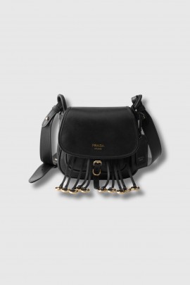 Black leather Corsaire bag