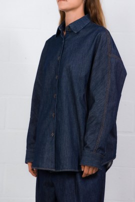 Casio Den shirt in blue denim