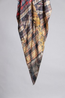 Bandana en soie losange