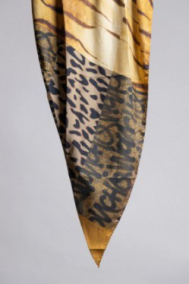 Bandana en soie losange
