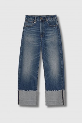 Blue Cuffed X-Boyfriend Jean
