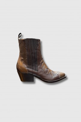 Two-Tone Cowboy Boots