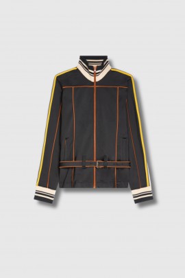 Veste Husina de tracksuit en jersey noir 