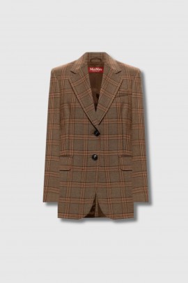 Beige checked Talca blazer