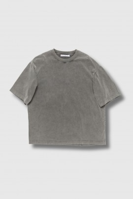 Black faded Exford U Vintage T-shirt