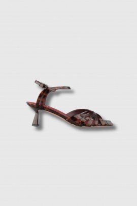 Sandales Gioia 04 en cuir léopard 