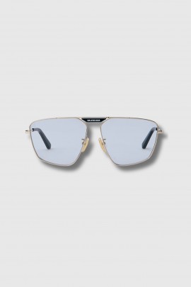 Lunettes de soleil Tag2 en métal doré 