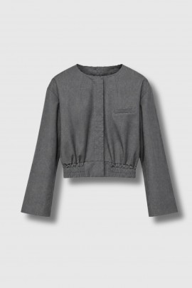 Veste courte Vittoria grise