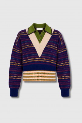 Pull Toinette bleu marine