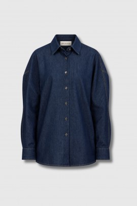 Chemise Casio Den en denim  bleu 