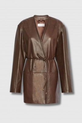 Veste en cuir souple