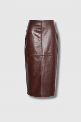 Jupe en cuir