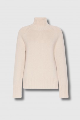 Ecru turtleneck sweater