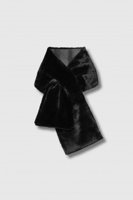Echarpe en Faux Fur noir