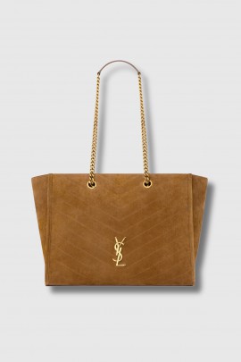 Sac Niki Shopping suede camel