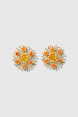 Boucle d'oreilles Sunshine Cornaline