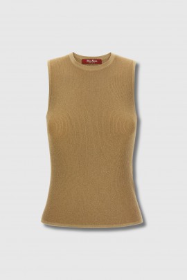 Top Sante en maille gold 