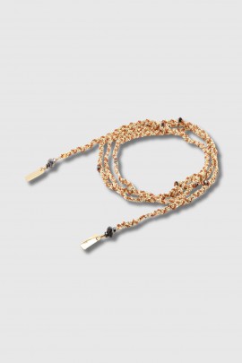 Necklace No. 182 Gold/Caramel