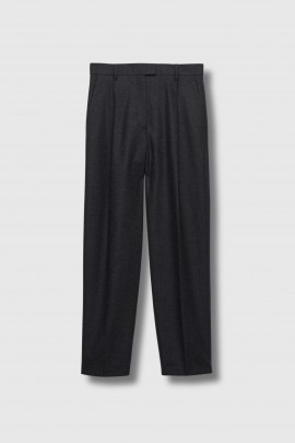 Pantalon en laine gris anthracite 