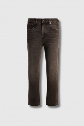 Jeans Boyfriend en coton marron