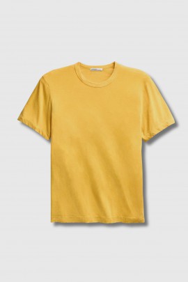 T-shirt oversized en coton jaune 