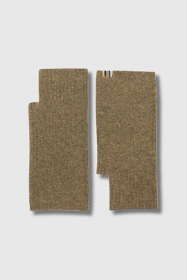 Mitaines en cachemire hunter kaki