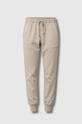 Beige cotton pants